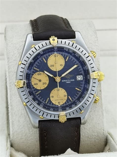 breitling chronomat ref 81950 automatic prima serie|Breitling Chronomat leather strap.